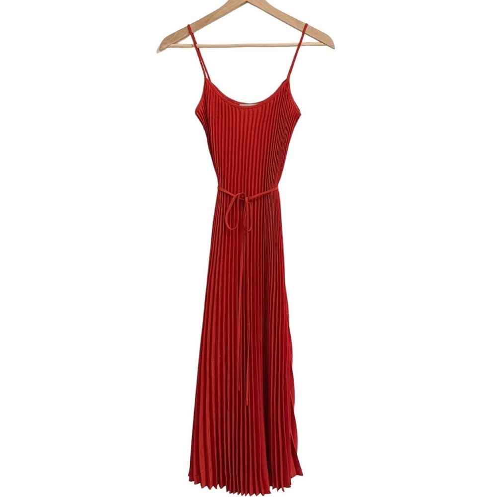 Vince Scoop Neck Midi Length Dress